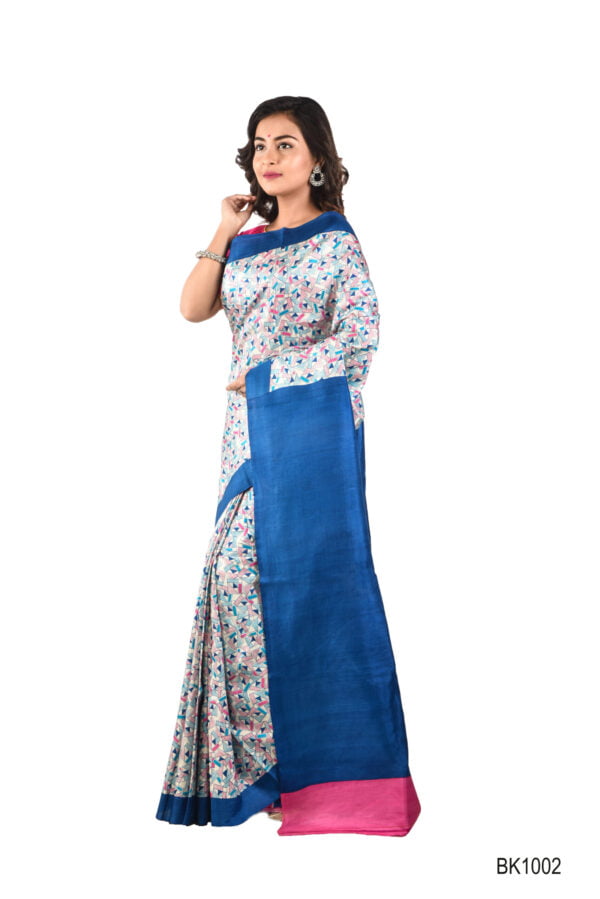 Bishnupuri silk Printed Saree 1