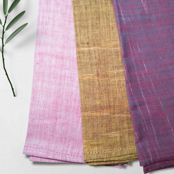 Cotton Handkerchief Double Thread Set 1 (3 pcs) - Image 2
