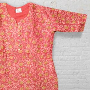 Silk Printed Women Kurta