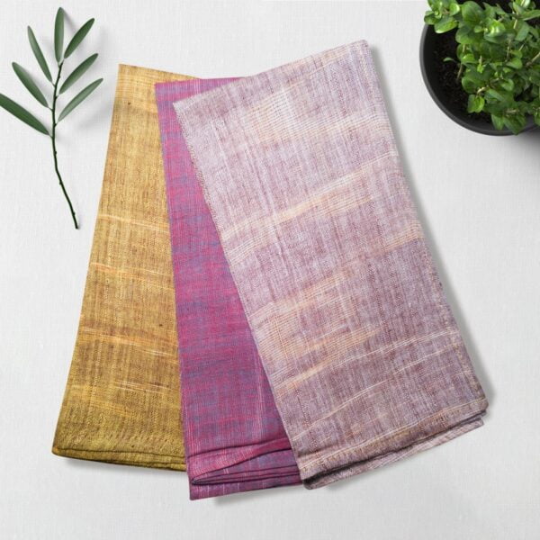 Cotton Handkerchief Double Thread Set of 3 Pieces