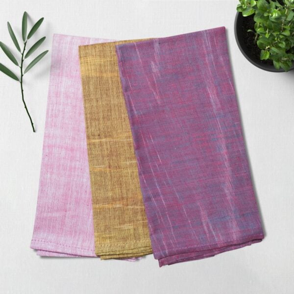 Cotton Handkerchief Double Thread Set 1 (3 pcs)