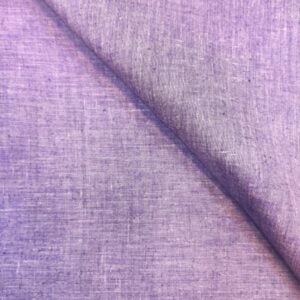 White And Purple Shade Muslin Fabric - 3 mtr