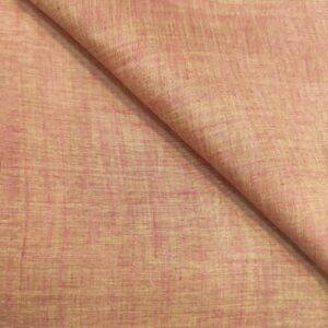 Light Red And Yellow Shades Muslin Fabric - 3 mtr
