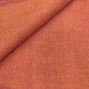 Cherry Red With Yellow Hue Cotton Muslin Fabric