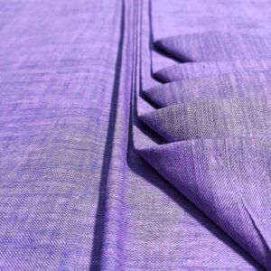 Purple And White Shade Cotton Fabric