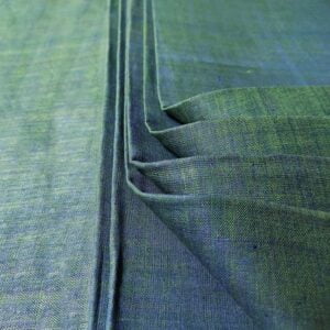 Green And Blue Shaded Cotton Fabric