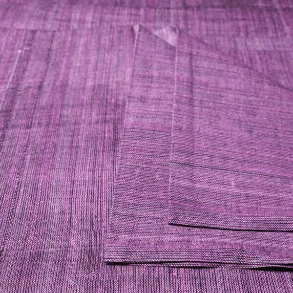 Purple With Black Shaded Cotton Fabric - Image 2