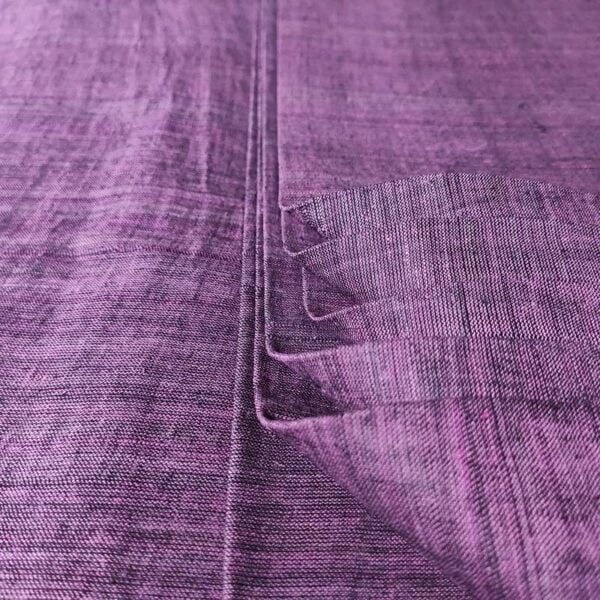 Purple With Black Shaded Cotton Fabric