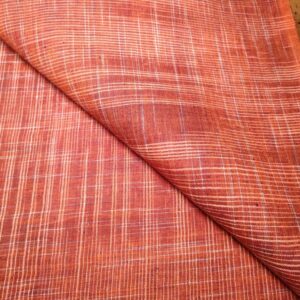 Brown With White Jharna Pattern Fabric