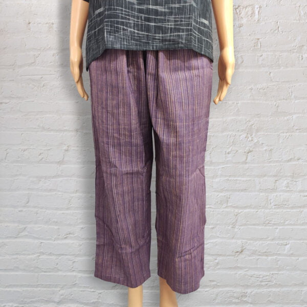 Cotton Multi-colour Stripe Palazzo
