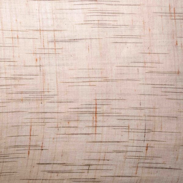 Light Orange Shades With Brown Jharna Pattern Fabric - Image 2