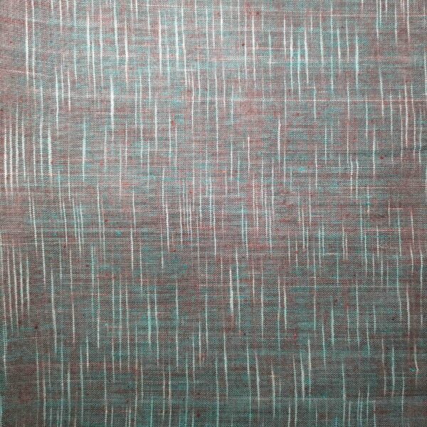 Green And Brown Shaded With Jharna Pattern Fabric - Image 2