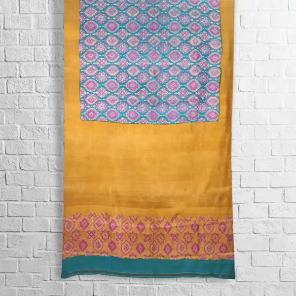 Traditional Printed Gachi Tussar Saree