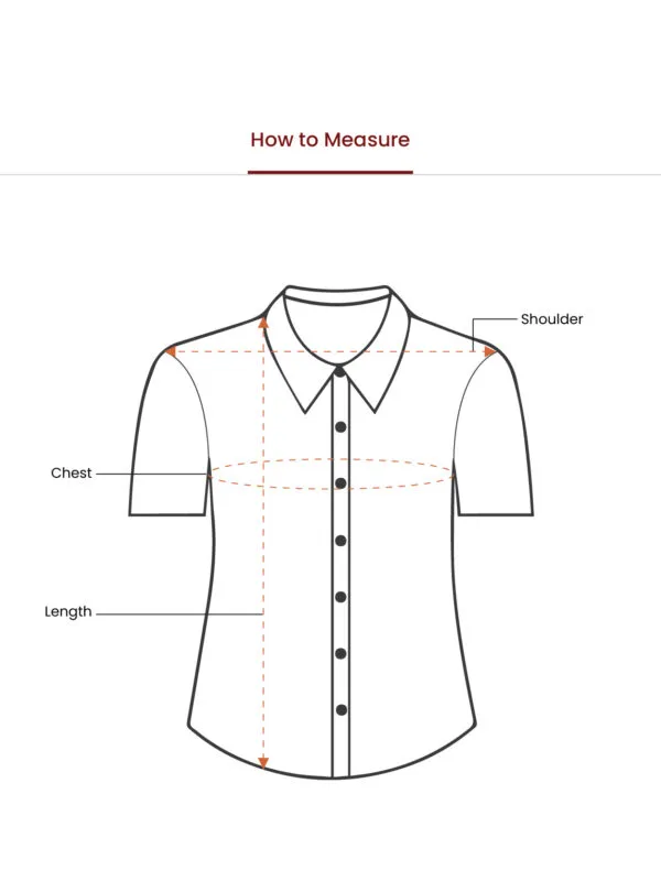 White With Brown Muslin Printed Half Sleeve Shirt - Image 5