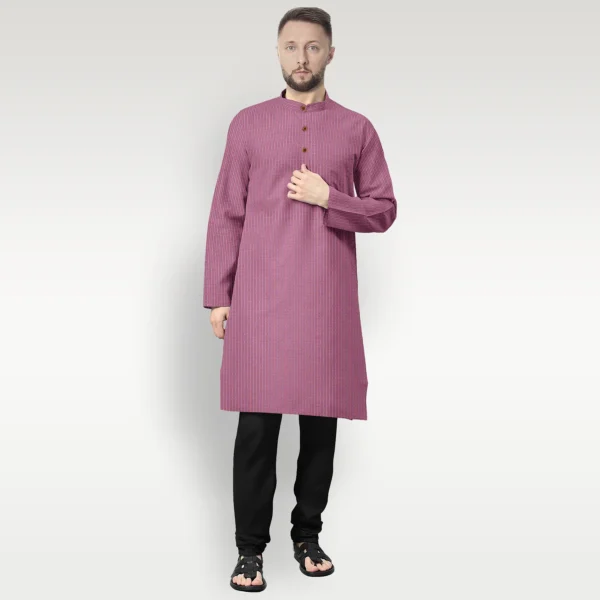 Multicolour Striped Cotton Kurta