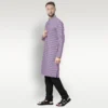 Multicolour Striped Cotton Kurta - Image 2