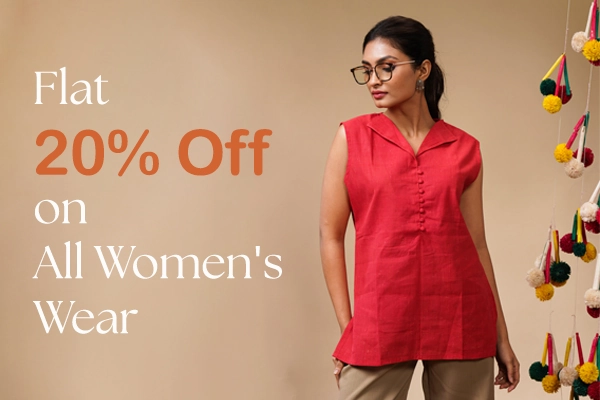 Womens wear flat 20% off banner
