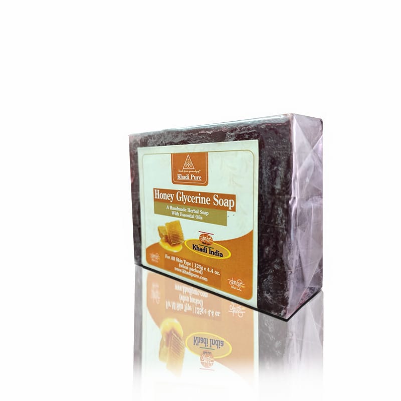Khadi Honey Glycerine Soap - Image 2
