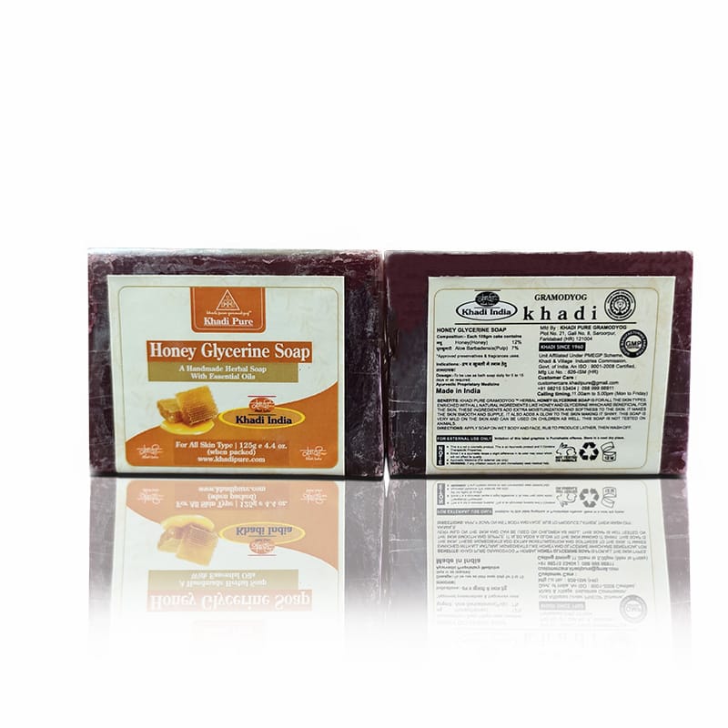 Khadi Honey Glycerine Soap - Image 3