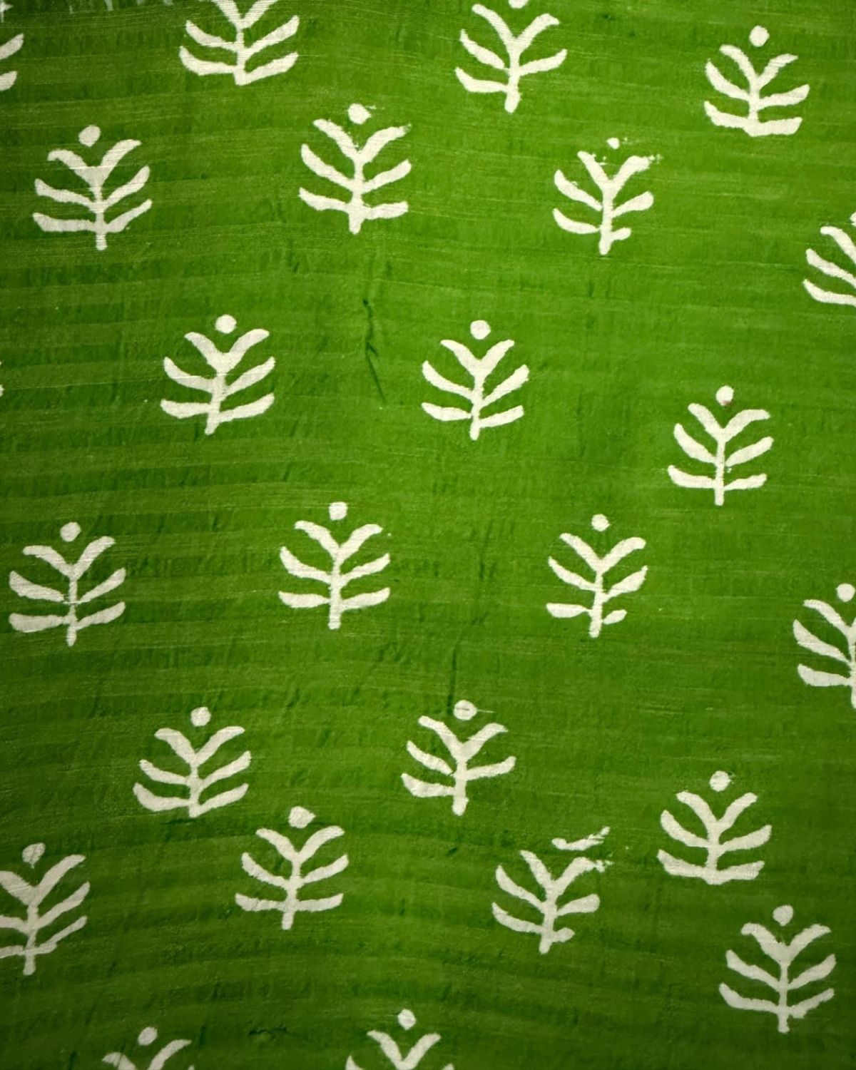Handwoven Silk Kurtas - Leaf Green - Image 4