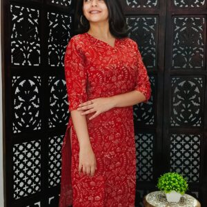 Handwoven Silk Kurtas – Maroon